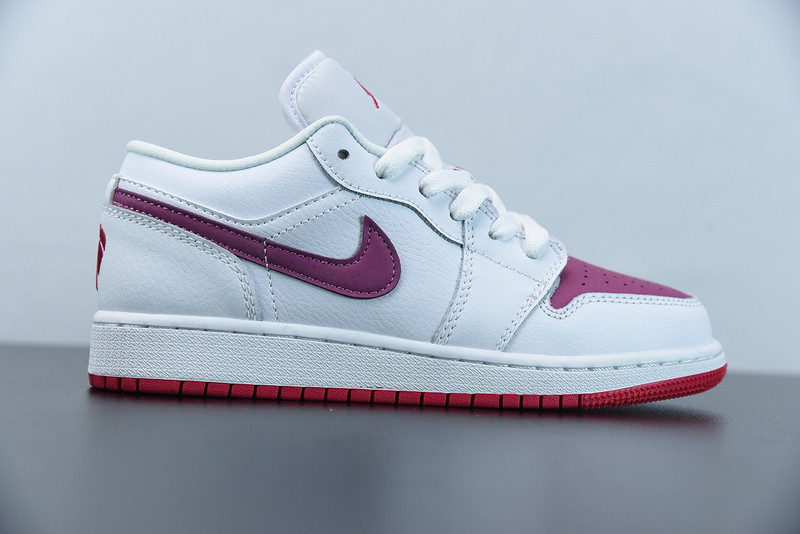 air jordan 1 low gs ''white berry'' 554723-161