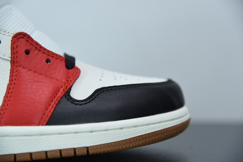 air jordan 1 mid sail red black blue dc1426-100