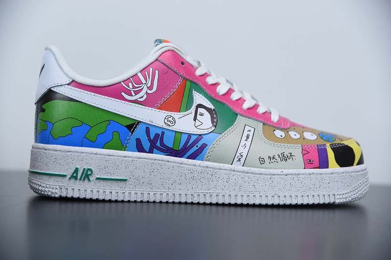 ruohan wang x air force 1 low ''multi-color'' cz3990-900