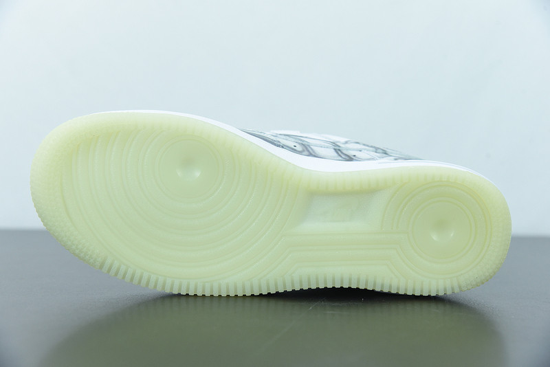 nike air force 1 low skeleton halloween (2018) bq7541-100