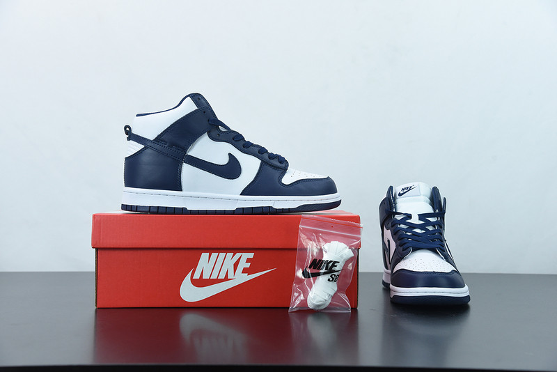 nike dunk high “midnight navy