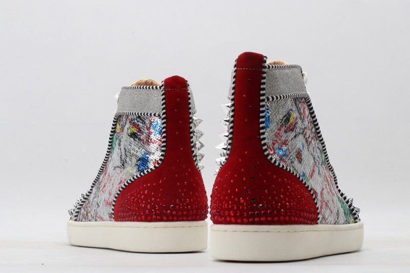 chian louin high top sneaker
