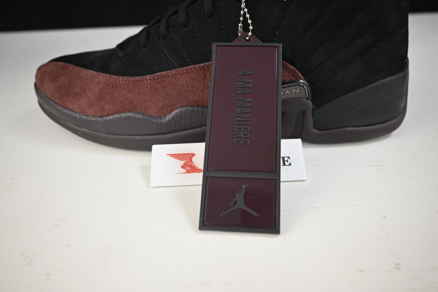 a ma maniére x air jordan 12 “black” dv6989-001