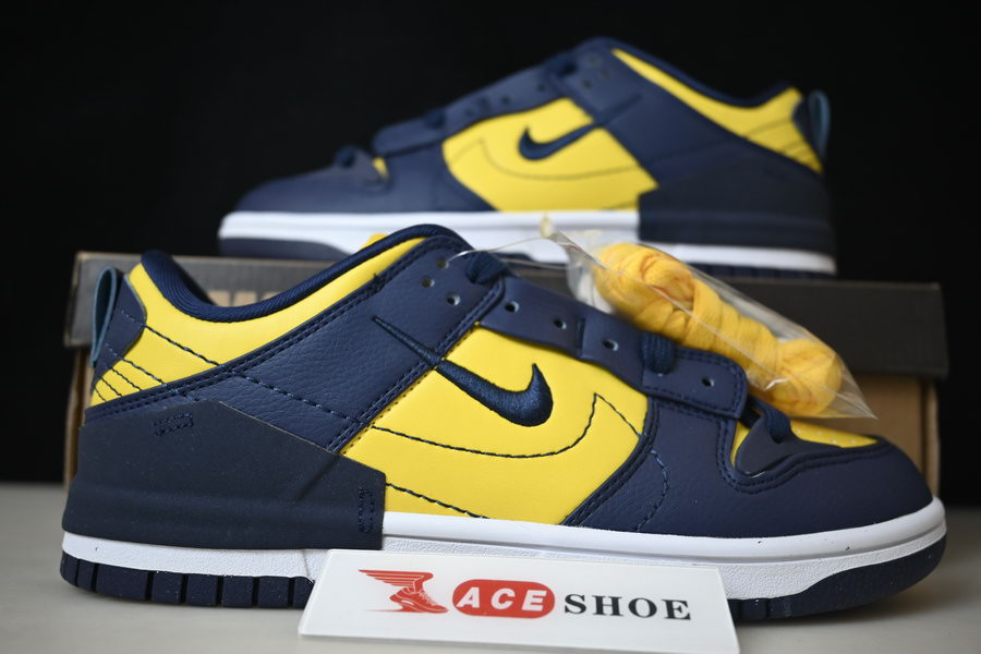 nike dunk low disrupt 2 "michigan" dv4024-400