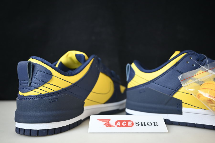 nike dunk low disrupt 2 "michigan" dv4024-400