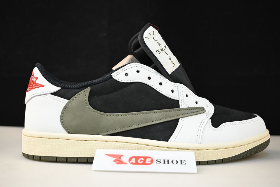 travis scott x air jordan 1 low og “olive” dz4137-106