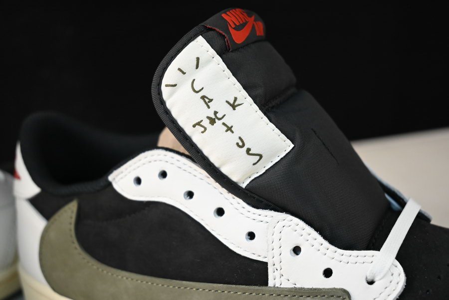 travis scott x air jordan 1 low og “olive” dz4137-106