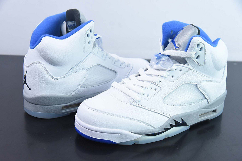 air jordan 5 retro white steath dd0587-140