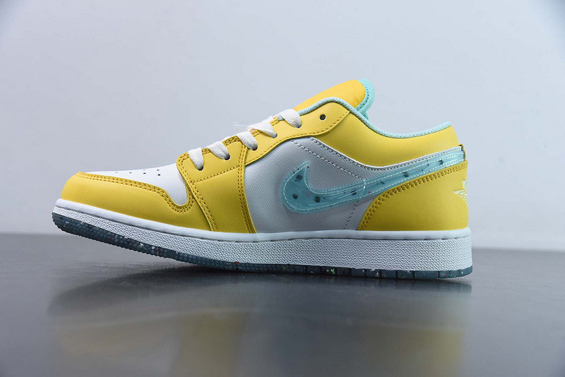 air jordan 1 low yellow white grind dx4375-800