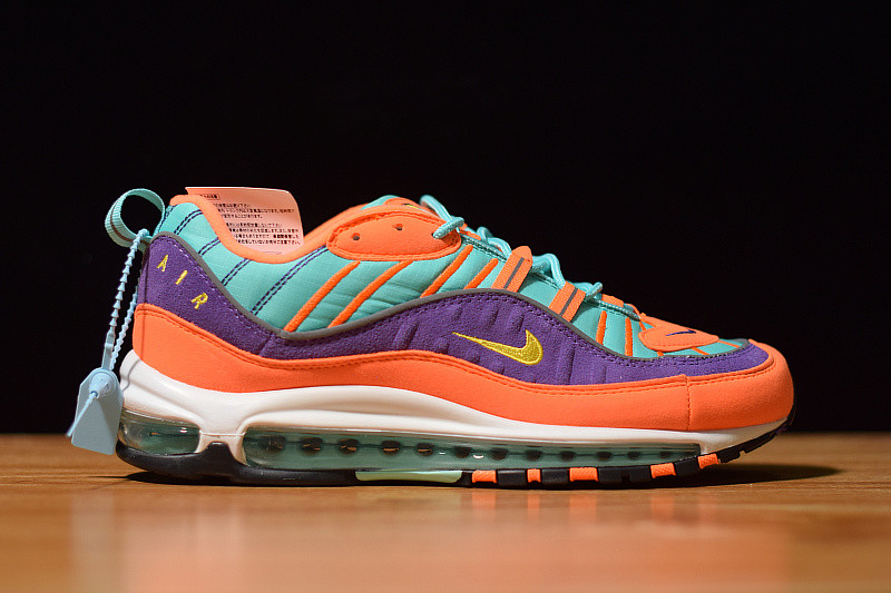 nike air max 98 qs ''cone'' 924462-800