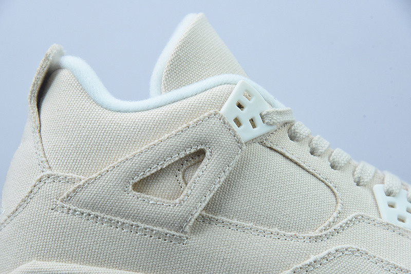 air jordan 4 canvas sail cement grey dq4909-100