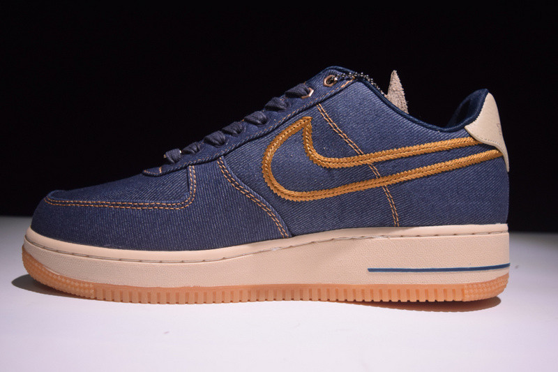 nike air force 1 low premium "denim" 318775-404