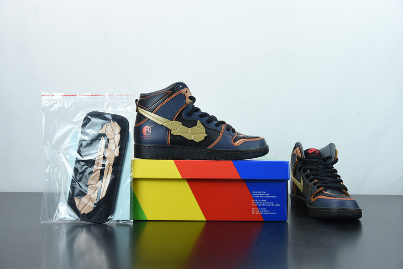 gundam x dunk high “banshee” dh7717-400