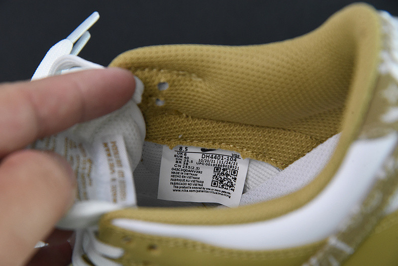 nike dunk low essential paisley pack barley (w) dh4401-104