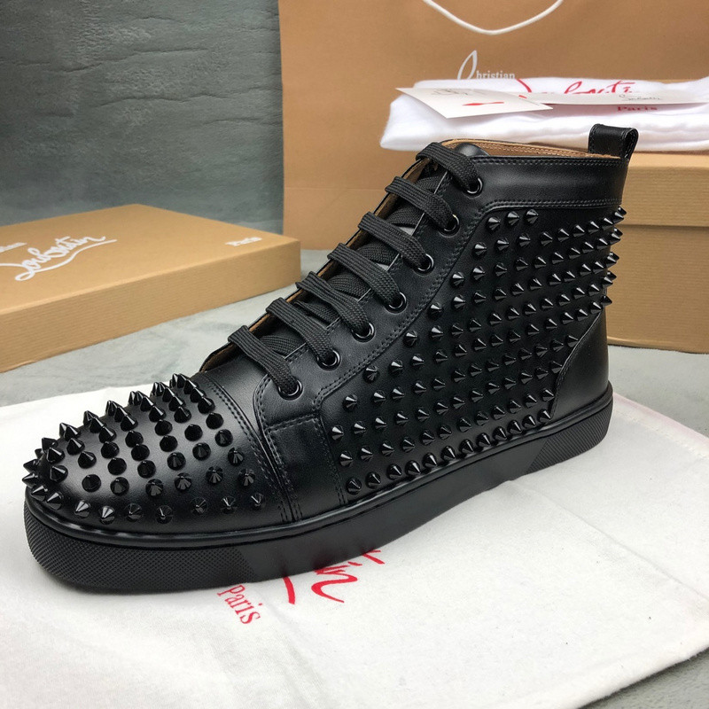 chian louin high top sneaker