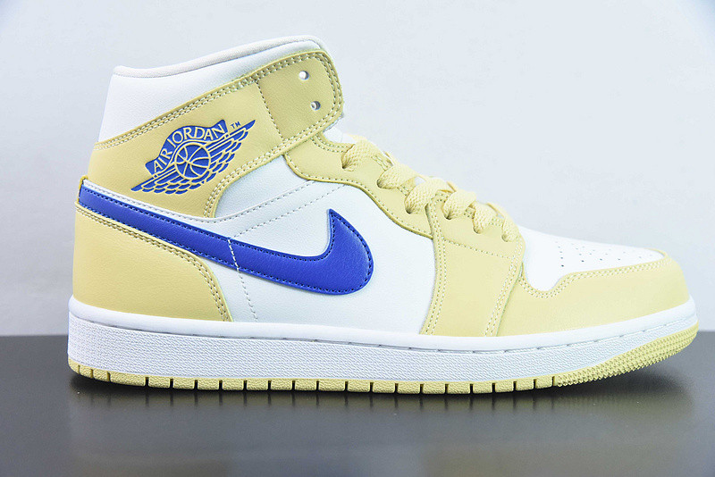 air jordan 1 mid lemon wash bq6472-701