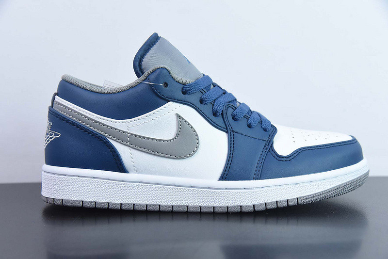 air jordan 1 low gs ''true blue cement'' 553560-412