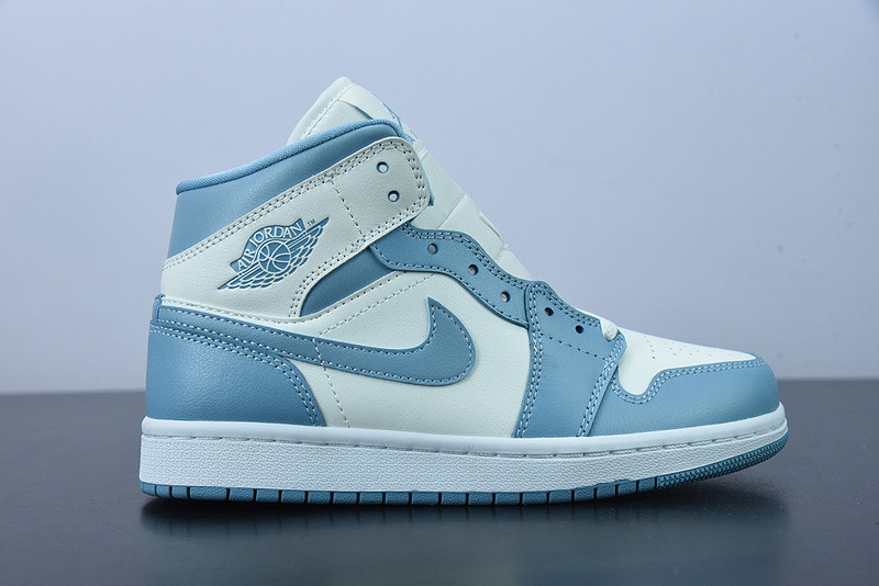 air jordan 1 mid “unc” bq6472-141