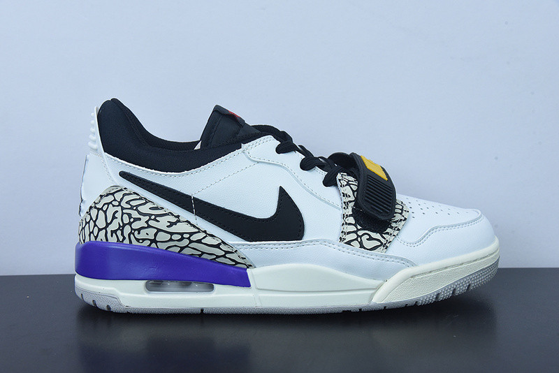 air jordan legacy 312 low gs ''lakers'' cd9054-102