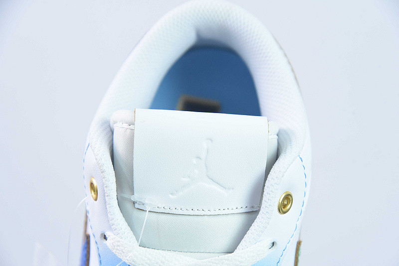 air jordan 1 low gs white university blue fn8895-141