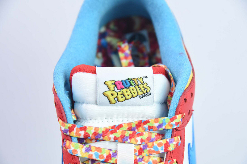 lebron james x nike dunk low “fruity pebbles” dh8009-600