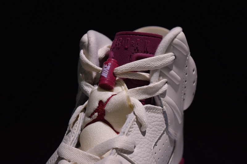 air jordan 6 retro "maroon" 384664-116
