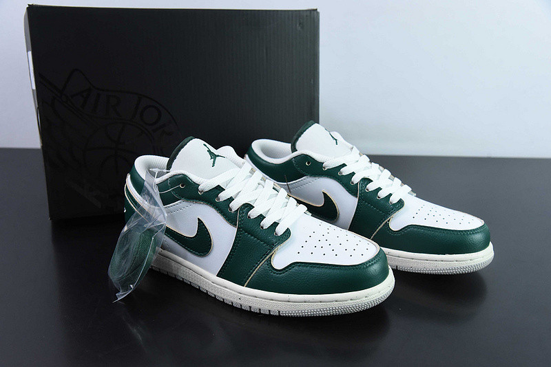 air jordan 1 low "oxidized green/sail" fq7687-300