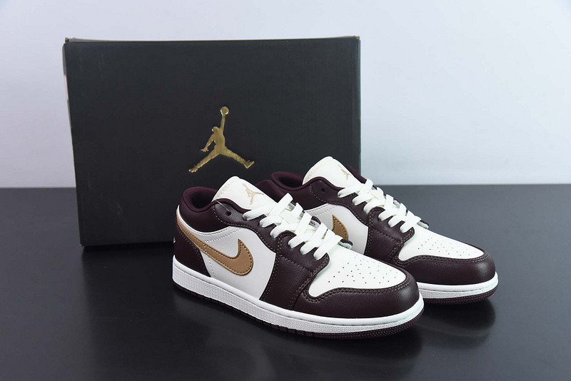 air jordan 1 low sail brown dc0774-200