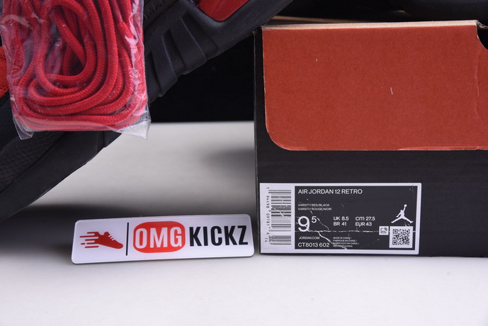 air jordan 12 “reverse flu game” ct8013-602