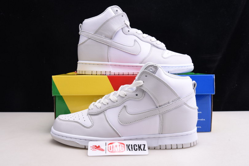nike dunk high retro white vast grey （2021）dd1399-100