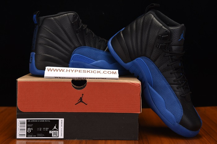 AIR JORDAN 12 BLACK GAME ROYAL 130690-014