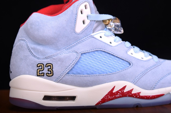 trophy room x air jordan 5 retro "ice blue" ci1899-400