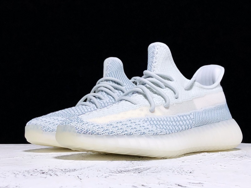 ad*s Y**zy boost 350 v2 cloud white (non-reflective)