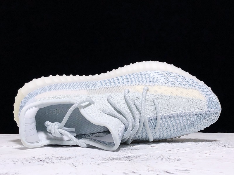 ad*s Y**zy boost 350 v2 cloud white (non-reflective)