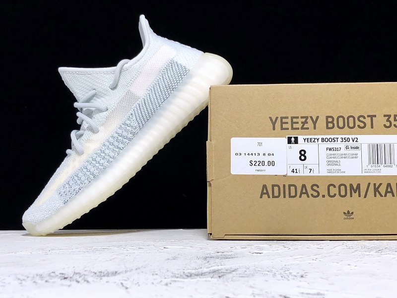 ad*s Y**zy boost 350 v2 cloud white (reflective)