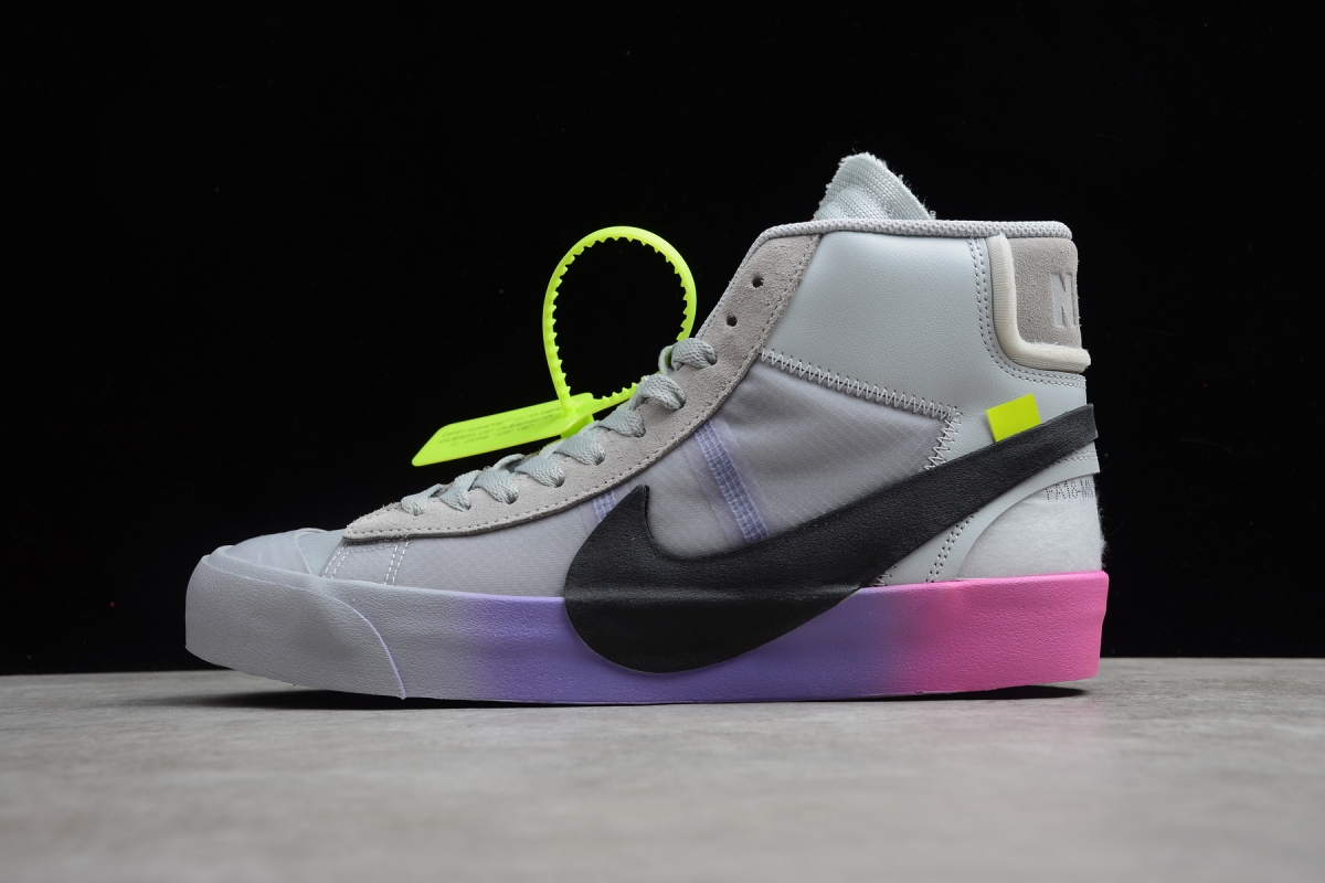 Nike Blazer Mid Off-White Wolf Grey Serena "Queen"