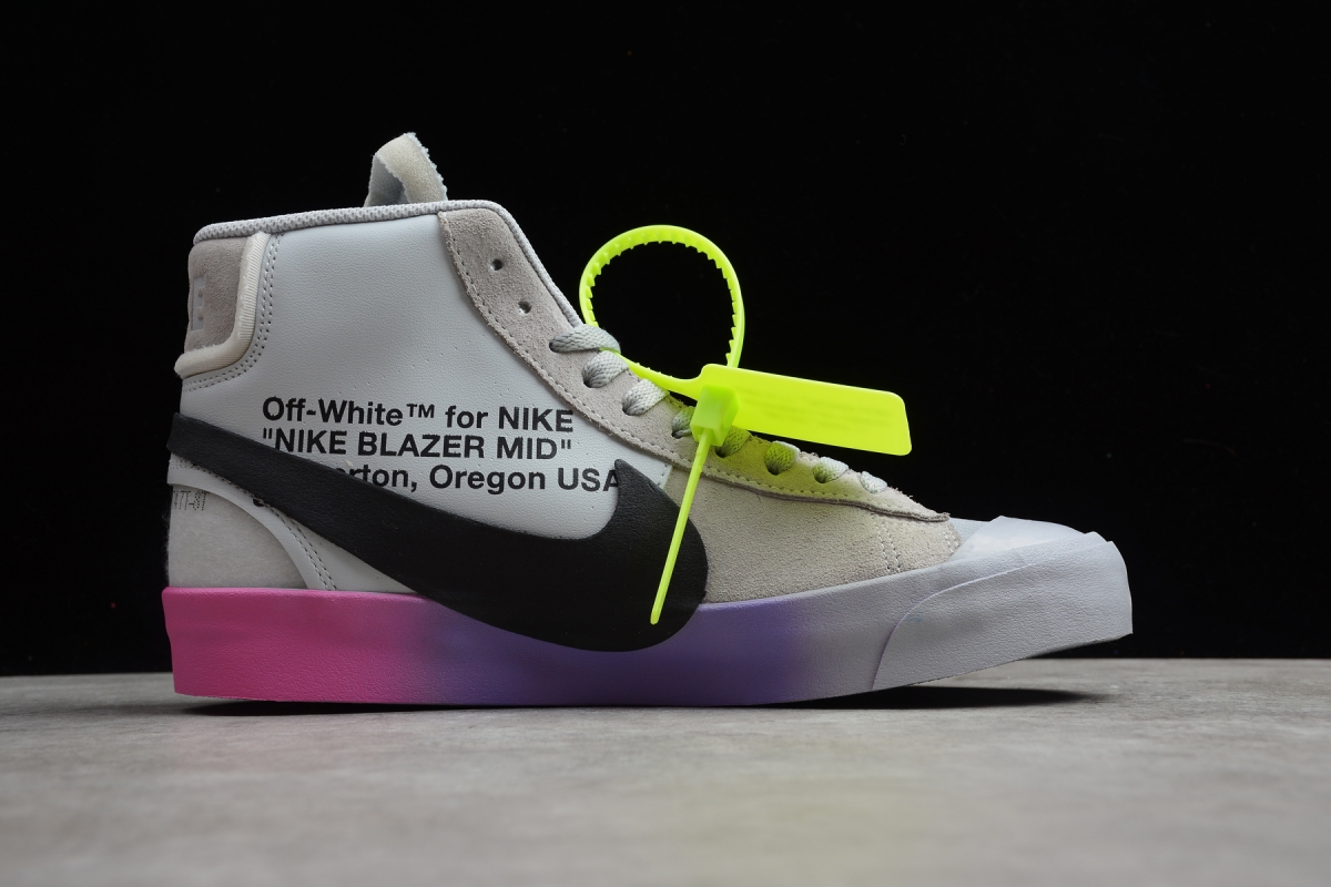 Nike Blazer Mid Off-White Wolf Grey Serena "Queen"