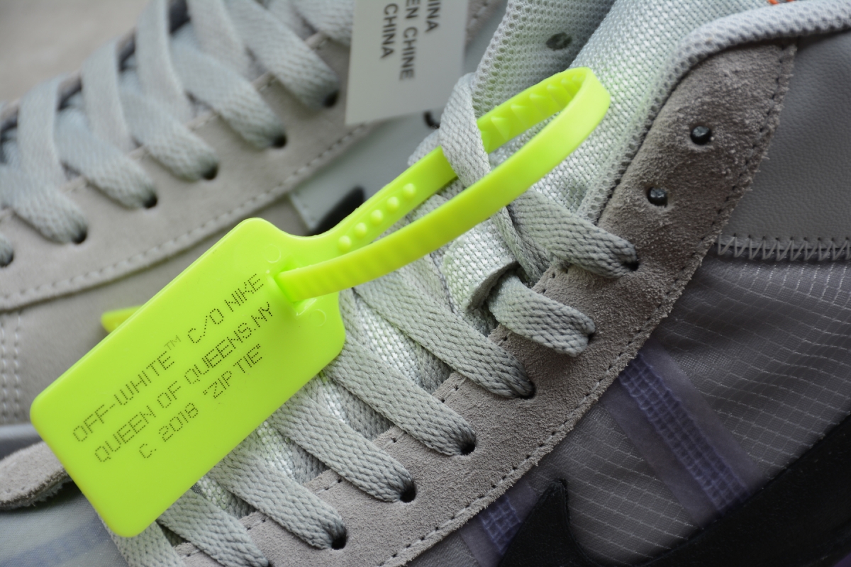 Nike Blazer Mid Off-White Wolf Grey Serena "Queen"