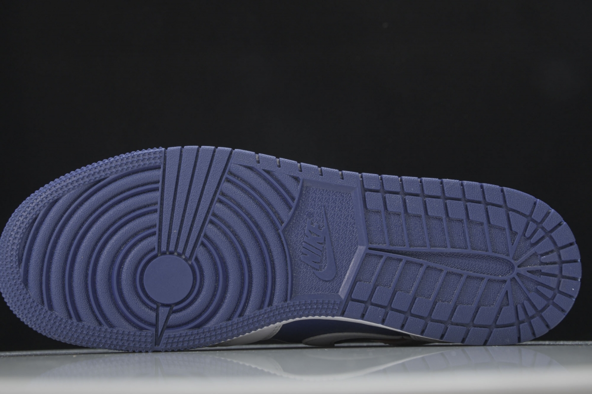 Jordan 1 Mid White Laser Orange Deep Royal Blue