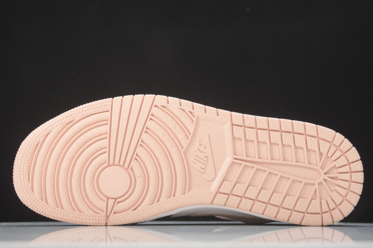 Jordan 1 Mid Arctic Orange Black Toe