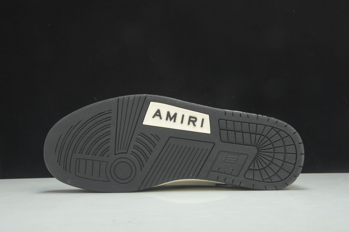 AMIRI Skel Top Low Black