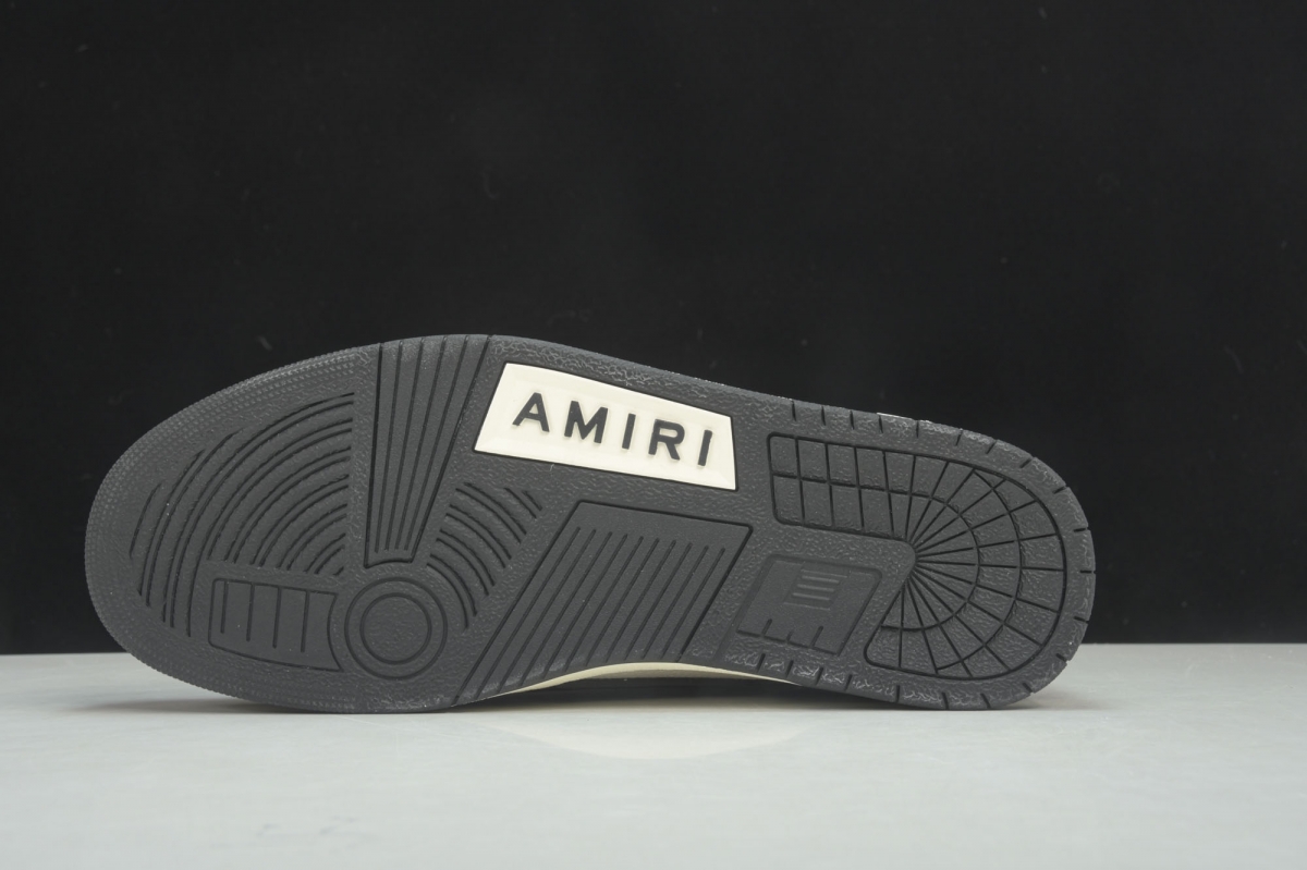 AMIRI Skel Top Low Black