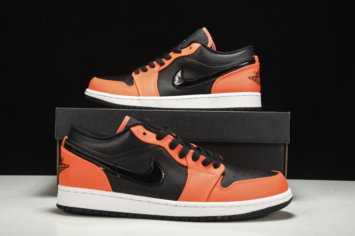 Jordan 1 Low SE Black Turf Orange