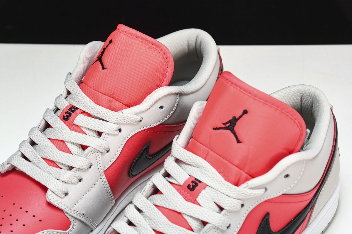 Jordan 1 Retro Low Light Iron Ore Siren Red